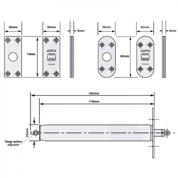 Concealed Door Closer